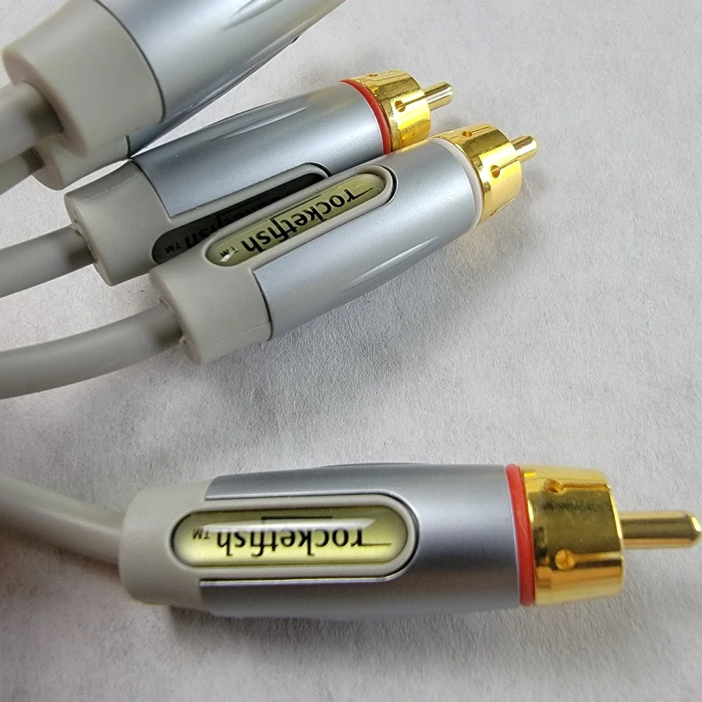 Rocketfish Component Video Cable for Nintendo Wii Braided Gold Plated RF-GWI1102